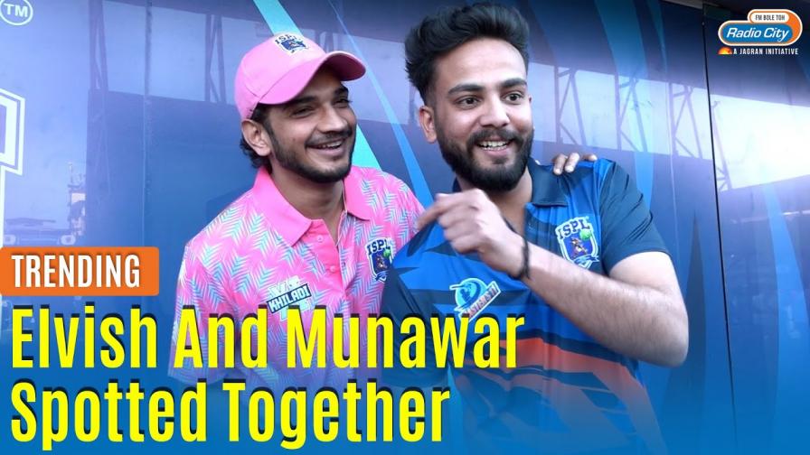 Comedy Clash Munawar Faruquis Wicket Falls to Elvish Yadav in Indian Street Premier League
